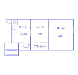 東京都文京区本駒込５丁目 賃貸アパート 2K