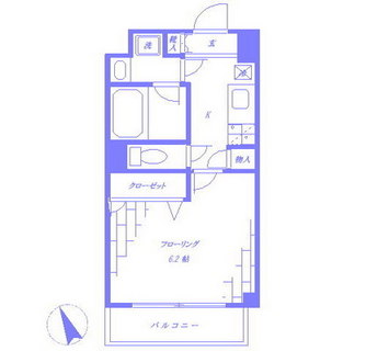 東京都文京区本駒込１丁目 賃貸マンション 1K