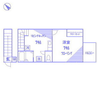 東京都文京区本駒込１丁目 賃貸アパート 1DK