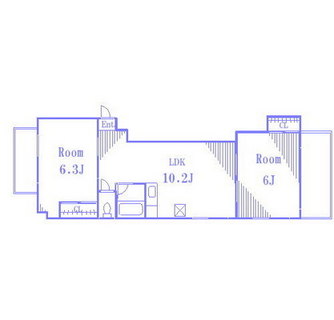 東京都文京区小石川４丁目 賃貸マンション 2LDK