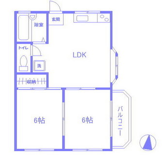 東京都文京区千駄木４丁目 賃貸アパート 2LDK