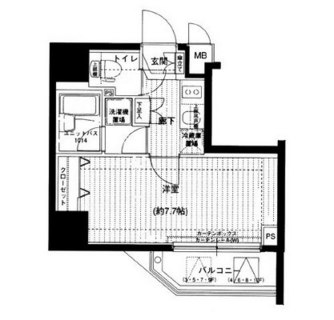 東京都文京区春日２丁目 賃貸マンション 1K