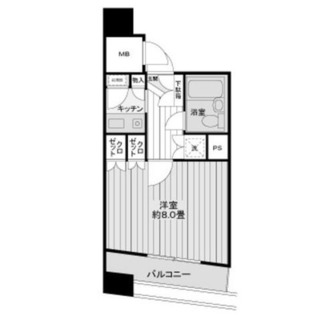 東京都文京区千駄木２丁目 賃貸マンション 1K