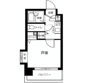 東京都文京区後楽２丁目 賃貸マンション 1K