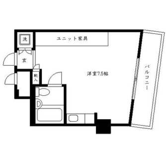 東京都文京区白山１丁目 賃貸マンション 1R