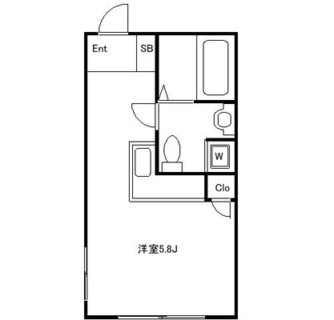 東京都文京区大塚５丁目 賃貸マンション 1R