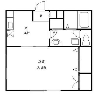 東京都文京区小石川４丁目 賃貸アパート 1K