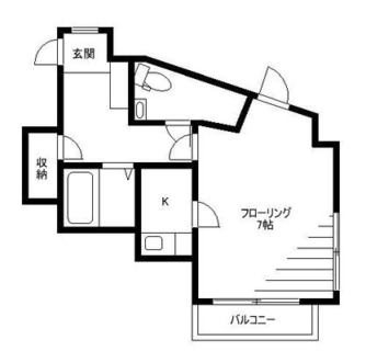 東京都文京区根津１丁目 賃貸マンション 1K