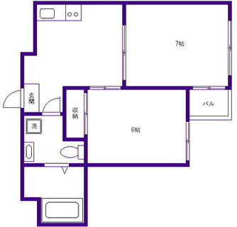 東京都文京区本駒込５丁目 賃貸マンション 2DK