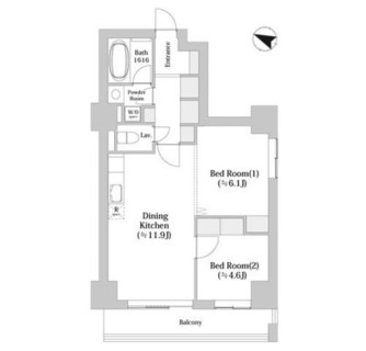 東京都文京区音羽１丁目 賃貸マンション 2LDK