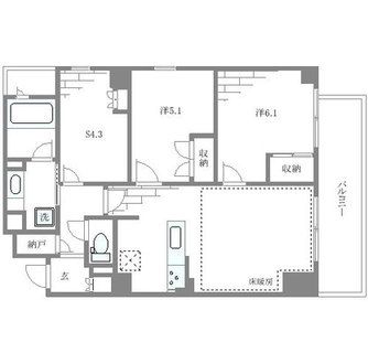 東京都文京区白山１丁目 賃貸マンション 2SLDK