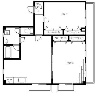 東京都文京区本駒込６丁目 賃貸マンション 2LDK