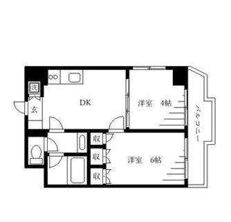東京都文京区水道１丁目 賃貸マンション 2DK